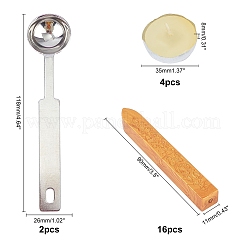 Bausätze für die Herstellung von Retro-Vintage-Wachssiegeln&nbsp;DIY-CP0001-85-01
