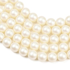 Vidrio esmerilado de perlas hebras de abalorios&nbsp;GLAA-A044-08A-02