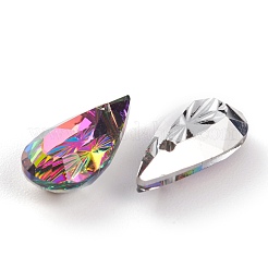 Pendenti con strass in vetro goffrato&nbsp;GLAA-J101-06A-001VO