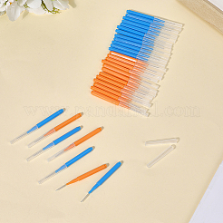 40 Stück Reinigungsbürsten aus Kunststoff in 2 Farben&nbsp;AJEW-CN0003-98