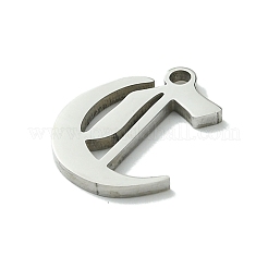 Pendentifs en acier inoxydable 201 anti-ternissement&nbsp;STAS-B055-01P-C