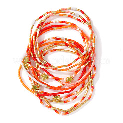 Set di 10 braccialetto elastico con perline di vetro&nbsp;LV7634-1