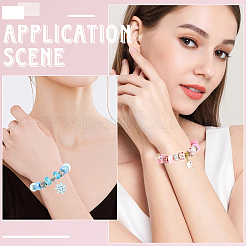 24 pièce de fabrication de bracelets en laiton de style européen&nbsp;MAK-PA0001-01
