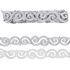 Thermocollant/coudre sur polyester broderie nuages de bon augure ruban de dentelle&nbsp;OCOR-WH20020-06C