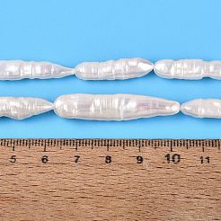 Hilos de perlas keshi barrocas naturales&nbsp;PEAR-N021-19-01A
