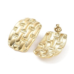 Boucles d'oreilles à tige en acier inoxydable 304&nbsp;EJEW-P245-17G