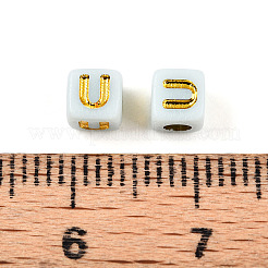 Perles acryliques plaquées&nbsp;OACR-N140-01C-U