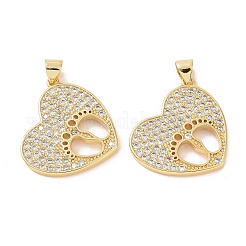 Ottone micro spianare pendenti zirconi&nbsp;ZIRC-I063-26G