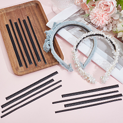 24 Stück 2 Stile Kunststoff festes Stirnband rutschfeste Streifen&nbsp;DIY-CY0003-02