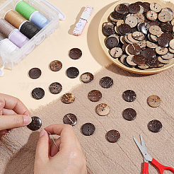 120 bouton en noix de coco&nbsp;COCO-CY0001-02