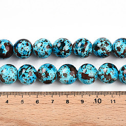 Chapelets de perles en turquoise synthétique&nbsp;TURQ-T004-08A-10