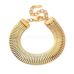 Pulseras de cadena de eslabones de acero inoxidable 304 para mujer&nbsp;BJEW-Z125-02G
