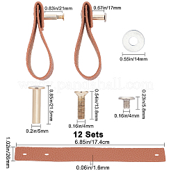 Poignée de meuble en similicuir&nbsp;DIY-WH0258-81B
