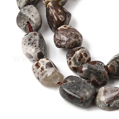 Chapelets de perles de jaspe en peau de léopard naturel&nbsp;GG-CBAC13F-A01-01