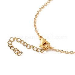 Halsketten mit Anhänger aus Legierungskristall und Strass&nbsp;X1-NJEW-TA00168