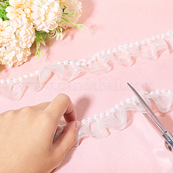 Bordure en dentelle plissée en gaze de neige&nbsp;OCOR-GL0001-10
