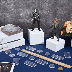 40 Stück 2 Stile Acryl-Actionfiguren-Ausstellungssockel&nbsp;ODIS-FG0002-09