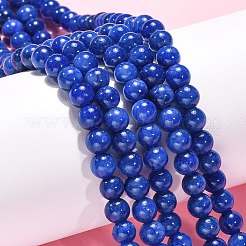 Chapelets de perles rondes en jade de Mashan naturelle&nbsp;X-G-D263-6mm-XS08
