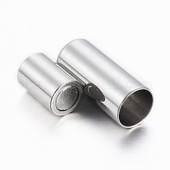 Cierres magnéticos de acero inoxidable 304 lisos y resistentes al deslustre con extremos pegados&nbsp;STAS-H402-21P-6mm