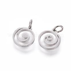 Umweltfreundliche 316 chirurgische Edelstahl Micro Pave Zirkonia Charms&nbsp;RB-I078-73P-NR