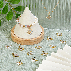 40 colgante de rhinestone de aleación con revestimiento UV&nbsp;ALRI-DC0001-09