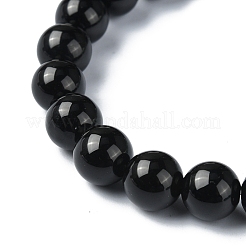 Set di braccialetti elasticizzati con perline di vetro e pietre preziose miste naturali da 4 pz e 4 stili&nbsp;BJEW-TA00450
