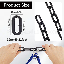 Chaînes de câbles en plastique de 15 m&nbsp;FIND-SP0003-21