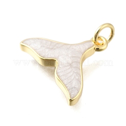 Pendentifs d'émail en laiton &nbsp;KK-S523-21G