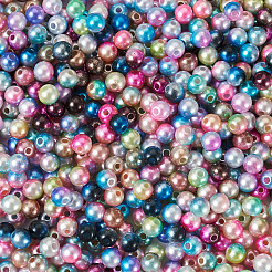 910 stücke 13 farben regenbogen abs kunststoff nachahmung perle perlen&nbsp;OACR-CD0001-10