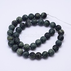 Chapelets de perles de jasper kambaba naturel&nbsp;G-D744-6mm