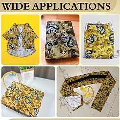 Baumwollfaserstoff mit Drachenmuster im japanischen Stil&nbsp;DIY-WH0591-417B
