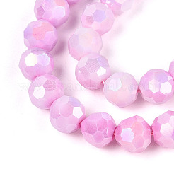 Brins de perles de verre électrolytiques anti-ternissement&nbsp;EGLA-T021-8mm-15-02