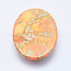 Cabochon di diaspro naturale / diaspro imperiale / sedimenti marini&nbsp;G-E444-06C