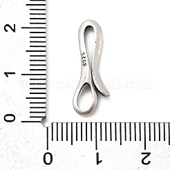 925 Sterling Silber Haken Verschlüsse&nbsp;STER-A048-09MP