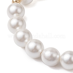 Braccialetti con ciondoli in ottone smaltato nero&nbsp;BJEW-JB10649-01