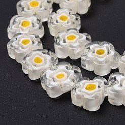 Millefiori a mano fili di perline di vetro&nbsp;X-LAMP-J035-10mm-48