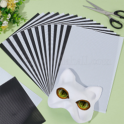 24 Stück 2 Farben PVC-Netz-Canvas-Platten&nbsp;FIND-WR0012-48
