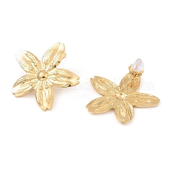 Blume 304 Edelstahl Ohrstecker für Frauen&nbsp;EJEW-Z065-12G-02