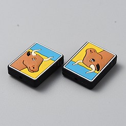 Perles de tarot en silicone&nbsp;LS-SIL-CJC0017-01A