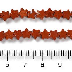 Natürliche rote Jaspis Perlen Stränge&nbsp;G-G085-B56-02