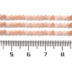 Natürliche rosa Aventurin Perlen Stränge&nbsp;G-B074-B05-01