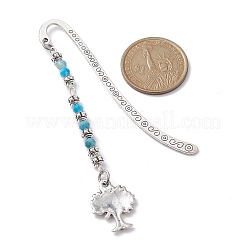 Marque-page pendentif en alliage de style tibétain&nbsp;AJEW-JK00246