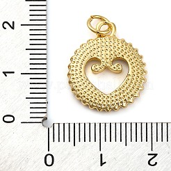 Pendentifs d'émail en laiton &nbsp;KK-K339-07G-01