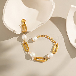 Elegante natürliche Süßwasserperlen-Gliederarmbänder&nbsp;UI8450