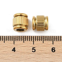 Ionenplattierung (IP) 202 Edelstahlperlen&nbsp;STAS-Q336-03G