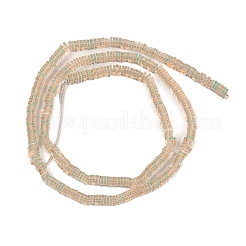 Chapelets de perles en verre électroplaqué&nbsp;GLAA-B023-01A-01