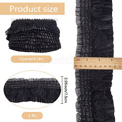 10 Yards Satin elastischer Plissee-Spitzenbesatz&nbsp;OCOR-CY0001-28C