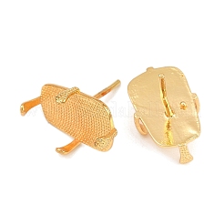 Accessoires de clous d'oreilles en laiton&nbsp;KK-Z122-13G