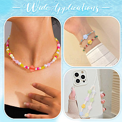 100pcs 10 Farben transparente Acrylperlen&nbsp;TACR-TA0001-44