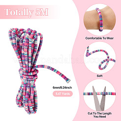 5 m de caoutchouc avec cordon élastique en polyester&nbsp;OCOR-BT0001-08G